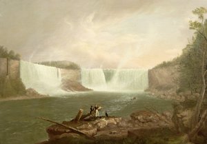 Niagara: De Amerikaanse watervallen, ca. 1821